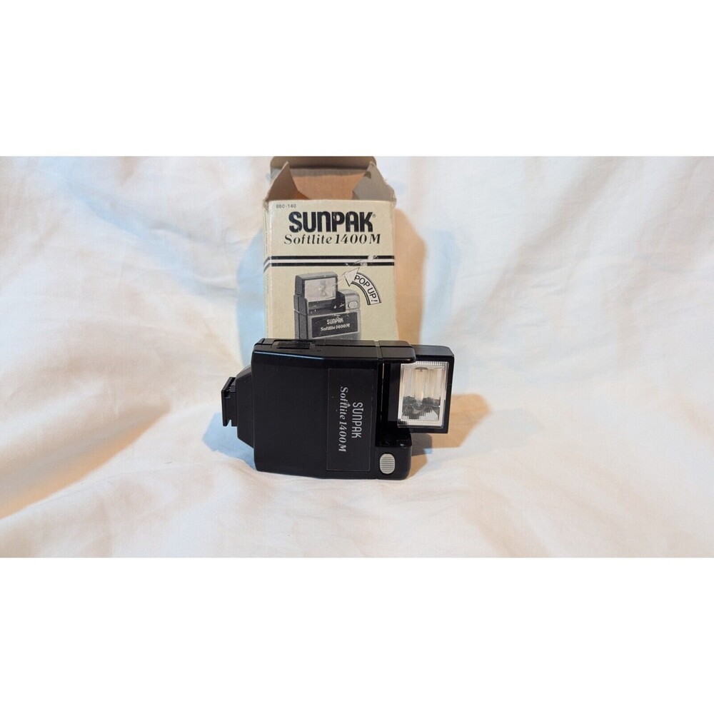 Sunpak Softlite 1600m Bounce Head Flashgun universal fit vintage photography